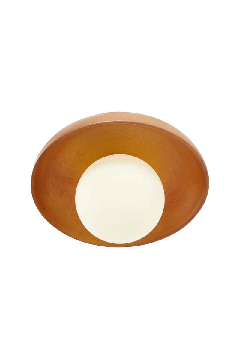 Beylin Vägglampa 24 cm Rund - Ek Vit - Belysning & el - Inomhusbelysning & lampor - Vägglampa