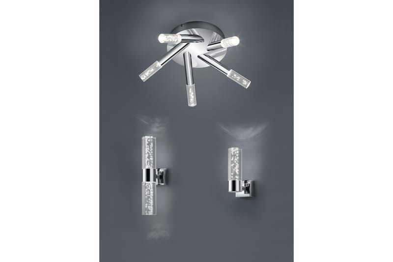 Bolsa H2O LED Vägglampa 1L krom/ bubbelglas - Vit - Belysning & el - Inomhusbelysning & lampor - Vägglampa