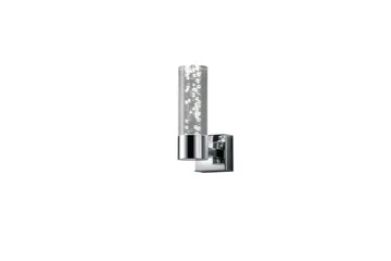 Bolsa H2O LED Vägglampa 1L krom/ bubbelglas - Vit - Belysning & el - Inomhusbelysning & lampor - Vägglampa