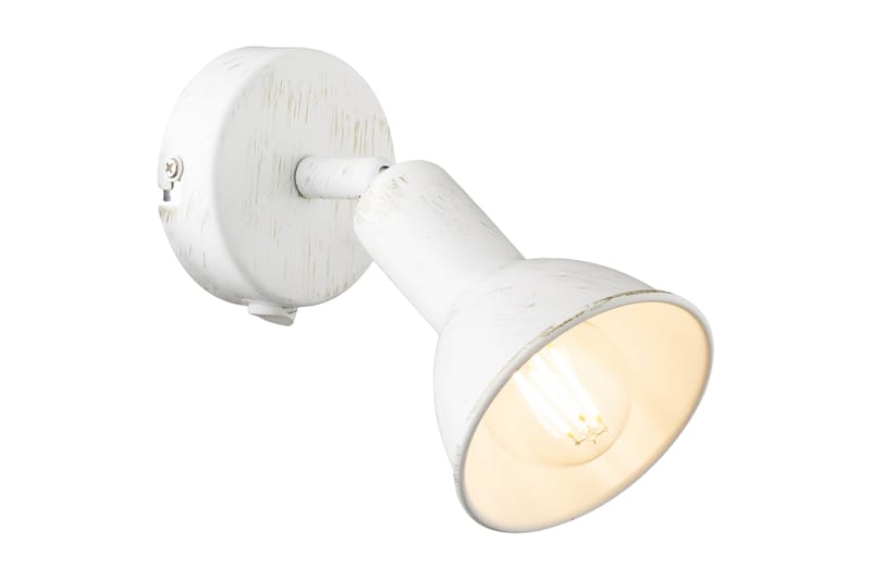 Caldera Vägglampa Vit - Globo Lighting - Sänglampa vägg - Sovrumslampa - Vägglampa - Väggarmatur