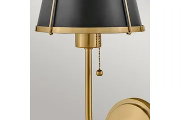 Clarke Hinkley Vägglampa - Brass||Black - Belysning & el - Inomhusbelysning & lampor - Vägglampa - Väggarmatur