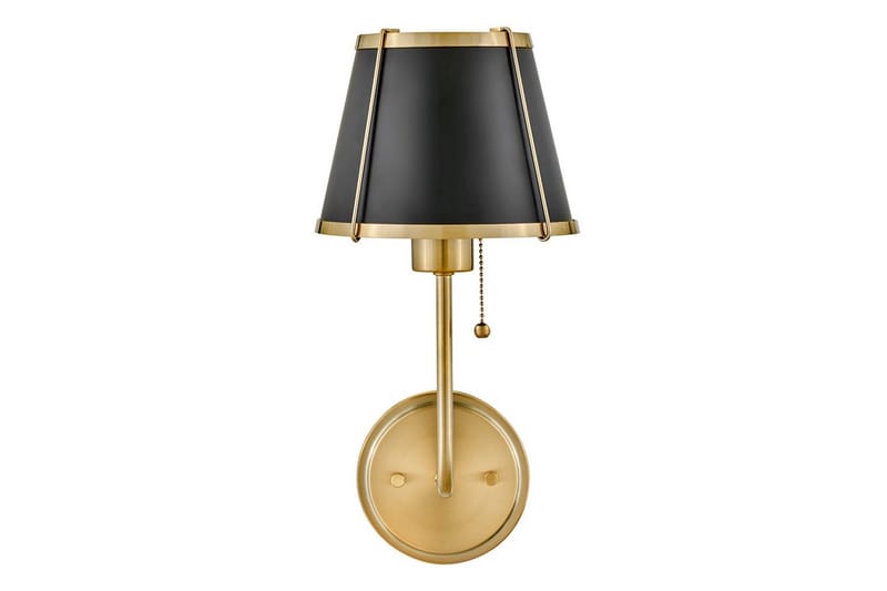 Clarke Hinkley Vägglampa - Brass||Black - Belysning & el - Inomhusbelysning & lampor - Vägglampa - Väggarmatur