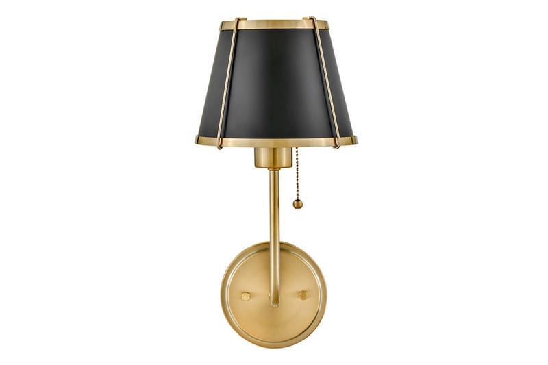 Clarke Hinkley Vägglampa - Brass||Black - Belysning & el - Inomhusbelysning & lampor - Vägglampa - Väggarmatur