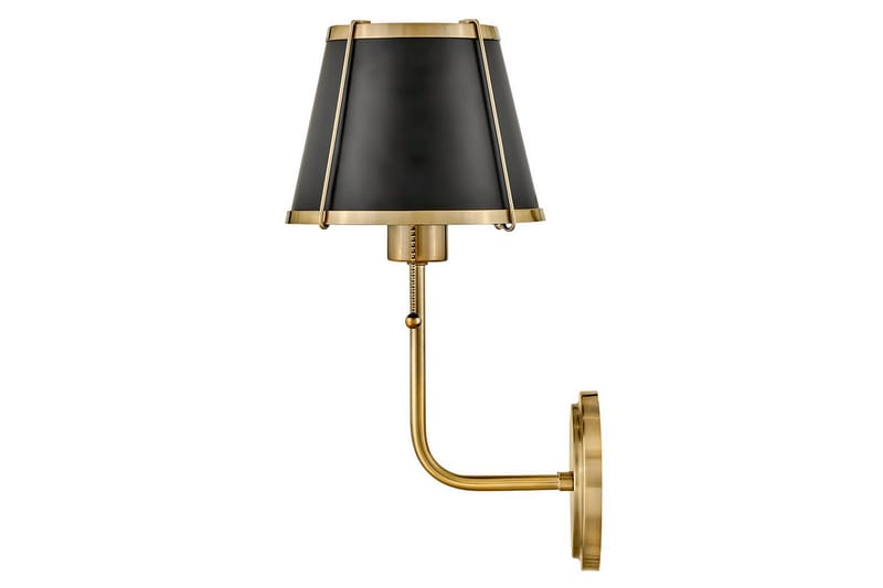 Clarke Hinkley Vägglampa - Brass||Black - Belysning & el - Inomhusbelysning & lampor - Vägglampa - Väggarmatur
