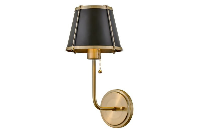 Clarke Hinkley Vägglampa - Brass||Black - Belysning & el - Inomhusbelysning & lampor - Vägglampa - Väggarmatur