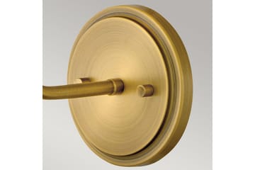 Clarke Hinkley Vägglampa - Brass||White - Belysning & el - Inomhusbelysning & lampor - Vägglampa - Väggarmatur