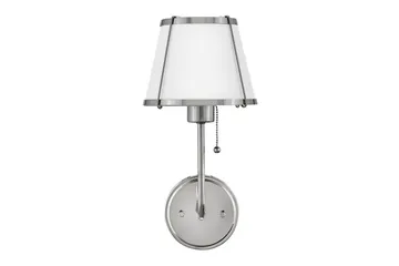 Clarke Hinkley Vägglampa - Silver||White - Belysning & el - Inomhusbelysning & lampor - Vägglampa - Väggarmatur
