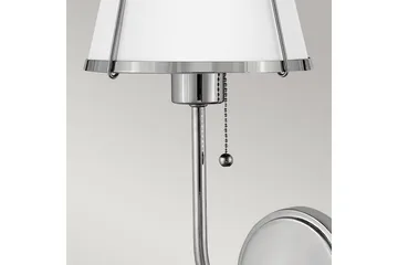 Clarke Hinkley Vägglampa - Silver||White - Belysning & el - Inomhusbelysning & lampor - Vägglampa - Väggarmatur