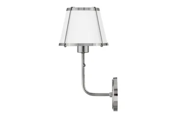Clarke Hinkley Vägglampa - Silver||White - Belysning & el - Inomhusbelysning & lampor - Vägglampa - Väggarmatur
