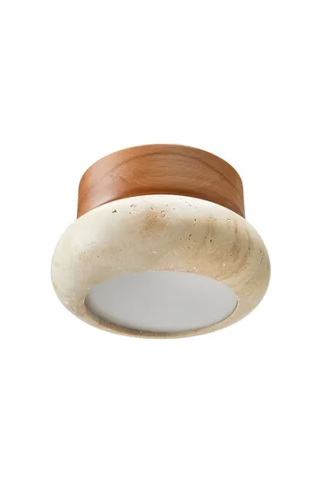 Eryvin Vägglampa 15 cm Rund - Ek Beige - Belysning & el - Inomhusbelysning & lampor - Vägglampa