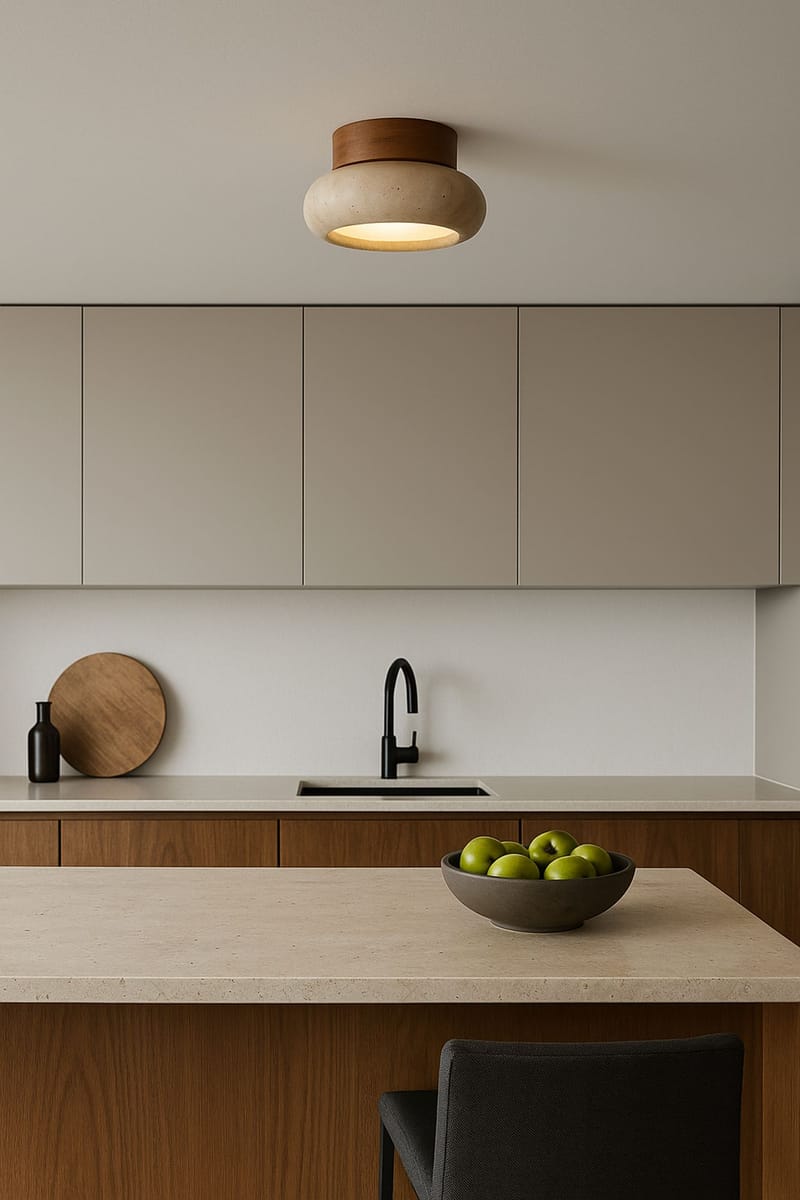 Eryvin Vägglampa 15 cm Rund - Ek Beige - Belysning & el - Inomhusbelysning & lampor - Vägglampa