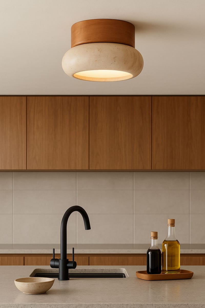 Eryvin Vägglampa 15 cm Rund - Ek Beige - Belysning & el - Inomhusbelysning & lampor - Vägglampa