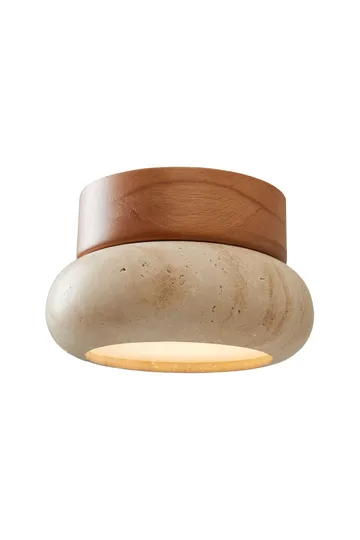 Eryvin Vägglampa 15 cm Rund - Ek Beige - Belysning & el - Inomhusbelysning & lampor - Vägglampa