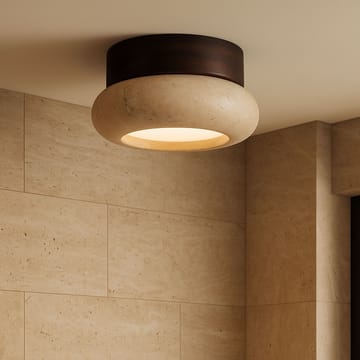 Eryvin Vägglampa 15 cm Rund - Valnöt Beige - Belysning & el - Inomhusbelysning & lampor - Vägglampa