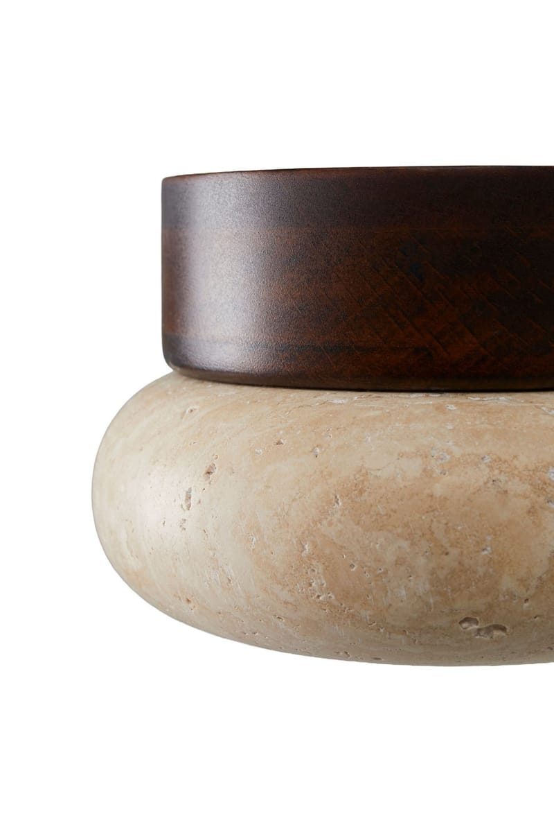 Eryvin Vägglampa 15 cm Rund - Valnöt Beige - Belysning & el - Inomhusbelysning & lampor - Vägglampa