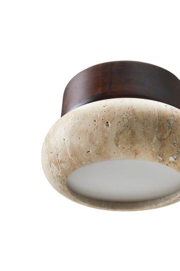 Eryvin Vägglampa 15 cm Rund - Valnöt Beige - Belysning & el - Inomhusbelysning & lampor - Vägglampa