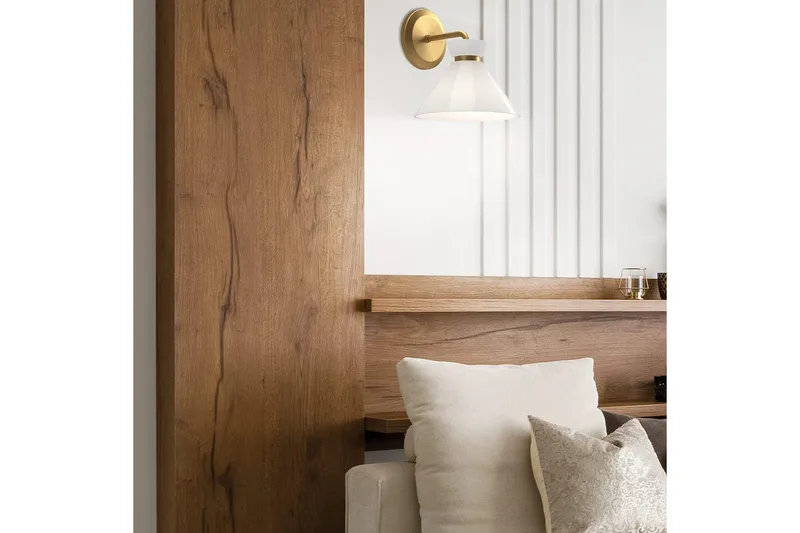 Halston Alora Mood Vägglampa - GOLD - Belysning & el - Inomhusbelysning & lampor - Vägglampa