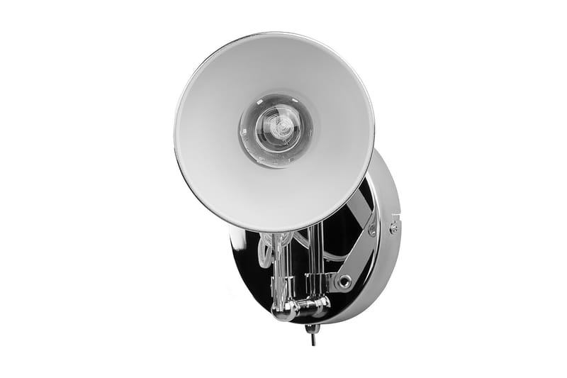 Harrington Vägglampa 33 cm - Silver - Sänglampa vägg - Sovrumslampa - Vägglampa - Väggarmatur