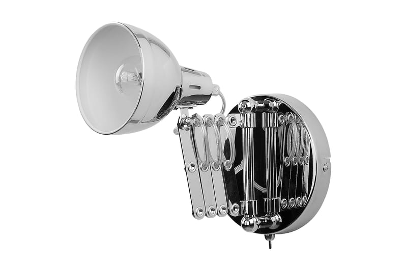 Harrington Vägglampa 33 cm - Silver - Sänglampa vägg - Sovrumslampa - Vägglampa - Väggarmatur