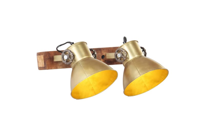 Industriell vägglampa mässing 45x25 cm E27 - Flerfärgad - Belysning & el - Inomhusbelysning & lampor - Vägglampa
