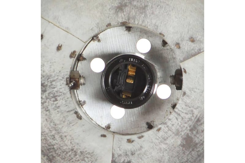Industriell vägglampa silver 65x25 cm E27 - Silver - Belysning & el - Inomhusbelysning & lampor - Vägglampa
