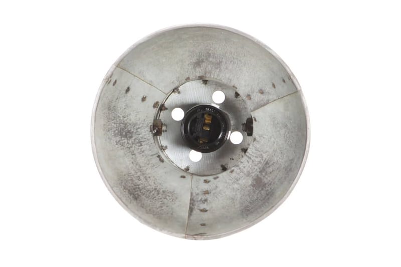 Industriell vägglampa silver 65x25 cm E27 - Silver - Sänglampa vägg - Sovrumslampa - Vägglampa - Väggarmatur