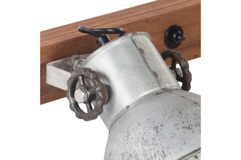 Industriell vägglampa silver 65x25 cm E27 - Silver - Belysning & el - Inomhusbelysning & lampor - Vägglampa