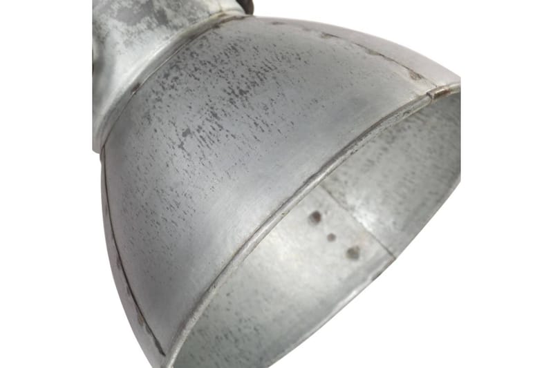 Industriell vägglampa silver 65x25 cm E27 - Silver - Belysning & el - Inomhusbelysning & lampor - Vägglampa