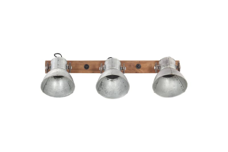 Industriell vägglampa silver 65x25 cm E27 - Silver - Belysning & el - Inomhusbelysning & lampor - Vägglampa