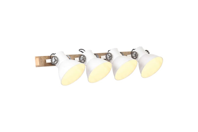 Industriell vägglampa vit 90x25 cm E27 - Vit - Belysning & el - Inomhusbelysning & lampor - Vägglampa