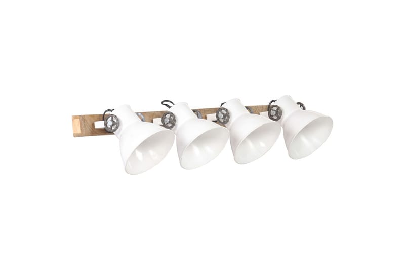 Industriell vägglampa vit 90x25 cm E27 - Vit - Belysning & el - Inomhusbelysning & lampor - Vägglampa
