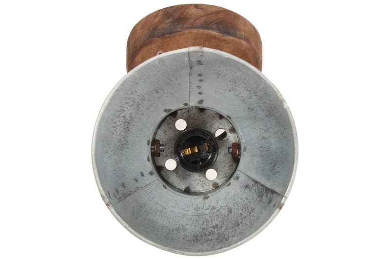 Industriell vägglampa/taklampa 2 st silver 20x25 cm E27 - Silver - Belysning & el - Inomhusbelysning & lampor - Vägglampa