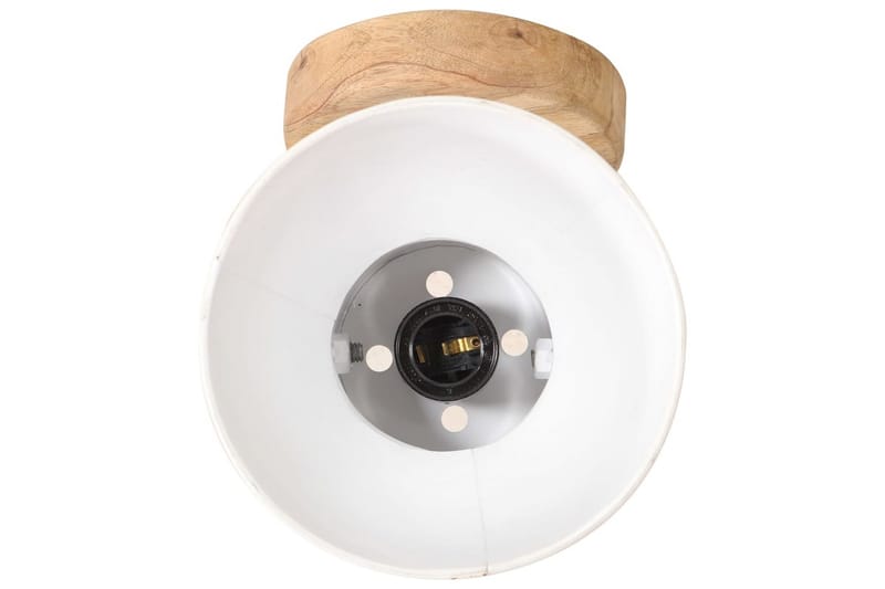 Industriell vägglampa/taklampa 2 st vit 20x25 cm E27 - Vit - Belysning & el - Inomhusbelysning & lampor - Vägglampa