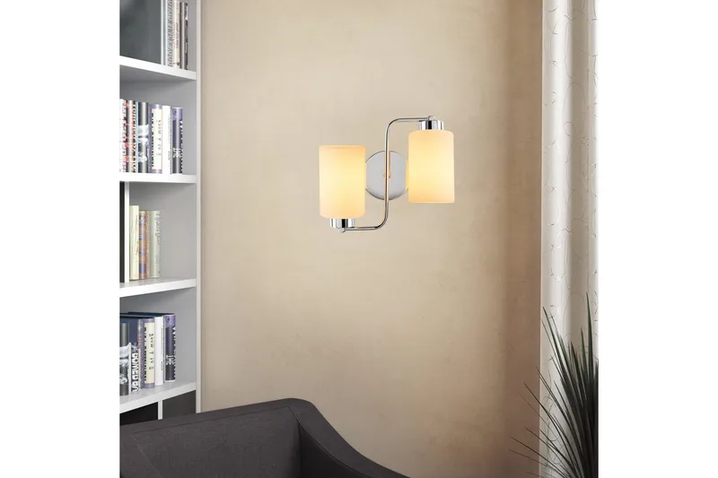 Vägglampa Jaska Två Argentu - Zurellentu - Belysning & el - Inomhusbelysning & lampor - Sovrumslampa