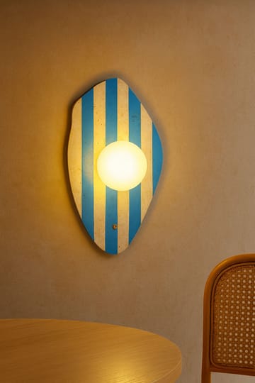 Javoren Vägglampa 10 cm - Beige, Vit, Blå - Belysning & el - Inomhusbelysning & lampor - Vägglampa