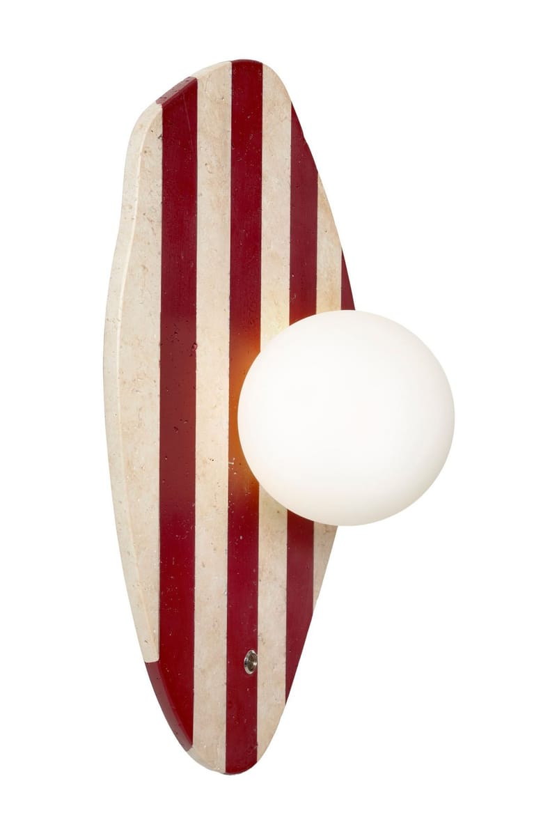 Javoren Vägglampa 10 cm - Beige, Vit, Röd - Belysning & el - Inomhusbelysning & lampor - Vägglampa