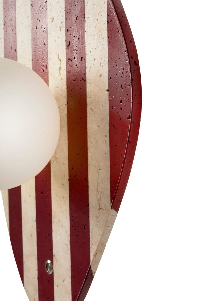 Javoren Vägglampa 10 cm - Beige, Vit, Röd - Belysning & el - Inomhusbelysning & lampor - Vägglampa