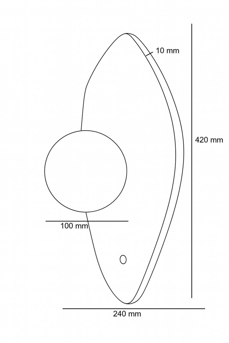 Javoren Vägglampa 10 cm - Beige, Vit, Röd - Belysning & el - Inomhusbelysning & lampor - Vägglampa