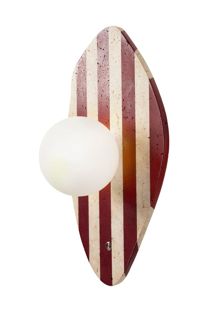 Javoren Vägglampa 10 cm - Beige, Vit, Röd - Belysning & el - Inomhusbelysning & lampor - Vägglampa