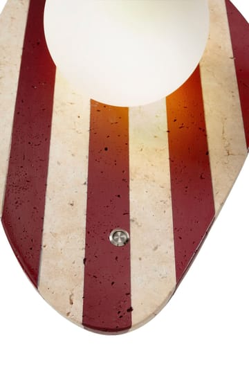 Javoren Vägglampa 10 cm - Beige, Vit, Röd - Belysning & el - Inomhusbelysning & lampor - Vägglampa