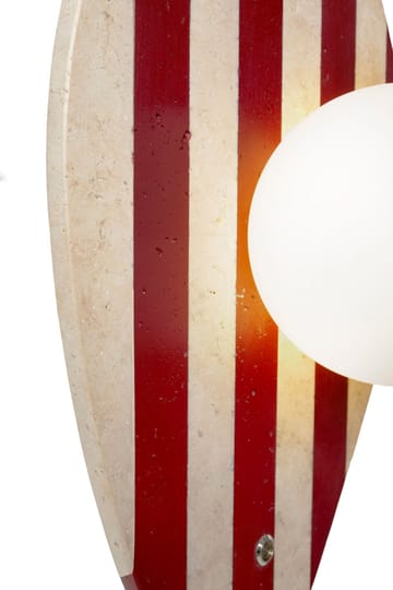 Javoren Vägglampa 10 cm - Beige, Vit, Röd - Belysning & el - Inomhusbelysning & lampor - Vägglampa