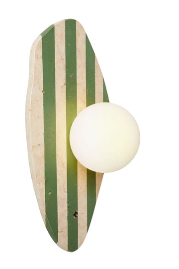 Javoren Vägglampa 10 cm - Beige Vit Grön - Belysning & el - Inomhusbelysning & lampor - Vägglampa