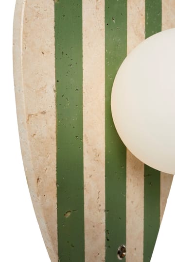 Javoren Vägglampa 10 cm - Beige Vit Grön - Belysning & el - Inomhusbelysning & lampor - Vägglampa