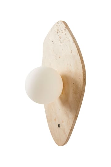Javoren Vägglampa 10 cm - Beige Vit - Belysning & el - Inomhusbelysning & lampor - Vägglampa