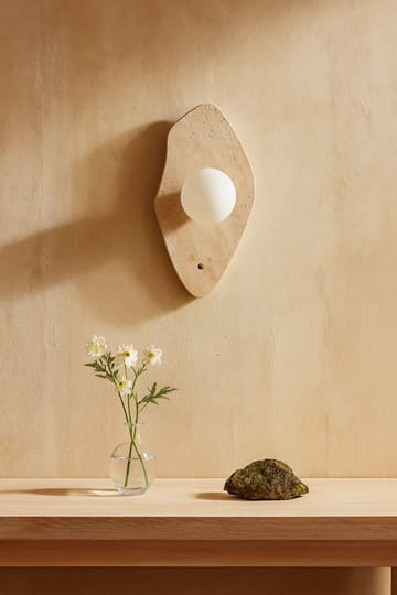 Javoren Vägglampa 10 cm - Beige Vit - Belysning & el - Inomhusbelysning & lampor - Vägglampa