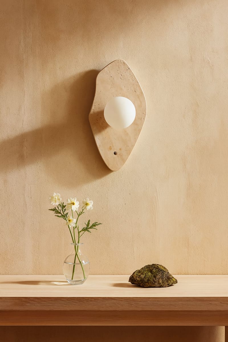 Javoren Vägglampa 10 cm - Beige Vit - Belysning & el - Inomhusbelysning & lampor - Vägglampa