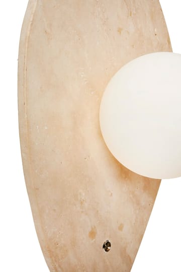 Javoren Vägglampa 10 cm - Beige Vit - Belysning & el - Inomhusbelysning & lampor - Vägglampa