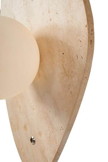 Javoren Vägglampa 10 cm - Beige Vit - Belysning & el - Inomhusbelysning & lampor - Vägglampa