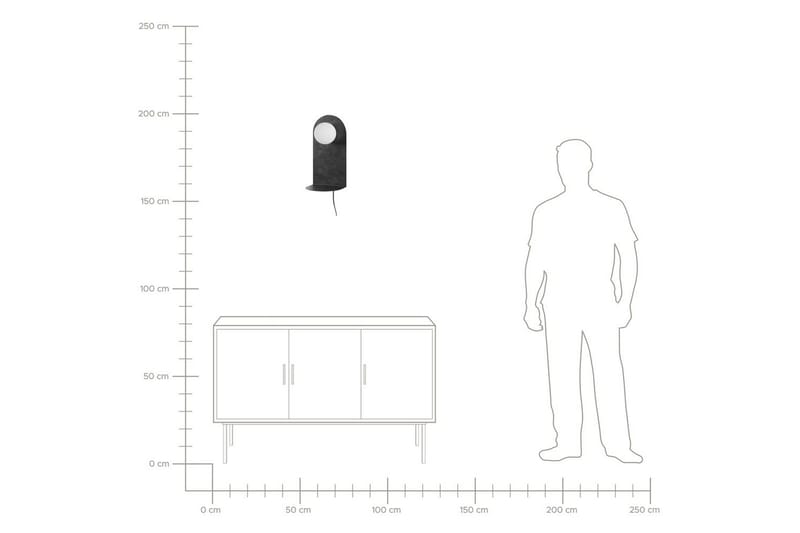 Kastell Väggplafond G9 - Grafit - Belysning & el - Inomhusbelysning & lampor - Vägglampa