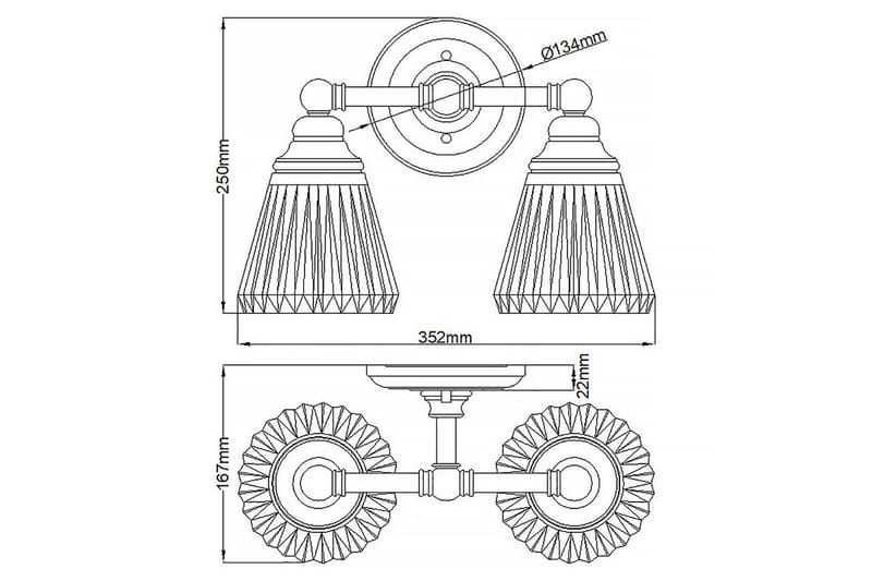 Keynes Quintiesse Vägglampa - Chrome - Belysning & el - Inomhusbelysning & lampor - Vägglampa